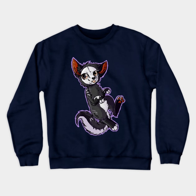 Skelefloof Crewneck Sweatshirt by Zorveechu